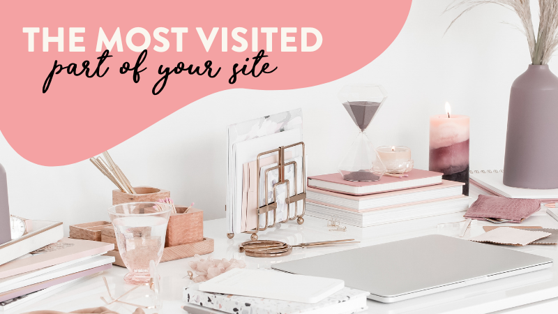 🖥👀 The most visited part of your site